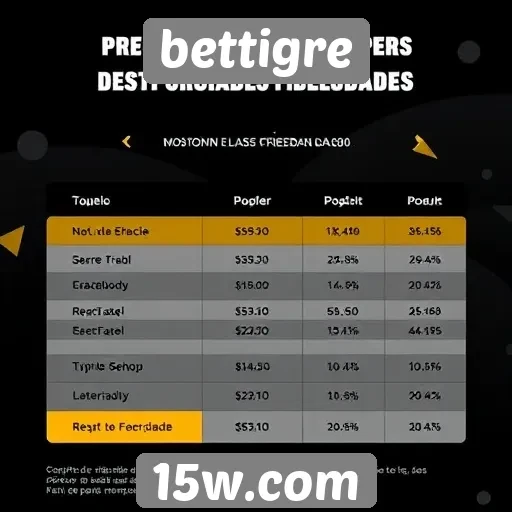 Programas de fidelidade disponíveis no bettigre